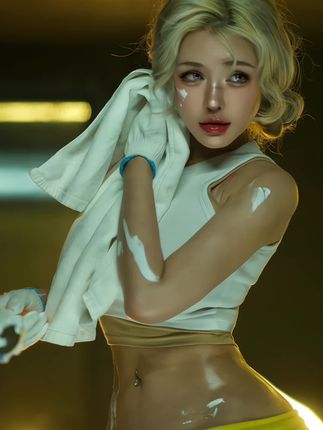 微博红人于芷晴微密圈作品性感紫色比基尼照片曝光,精致五官引发狂热追捧