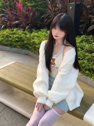 落英酱耶微密圈作品秋日黄昏主题,展现超脱世俗的美丽